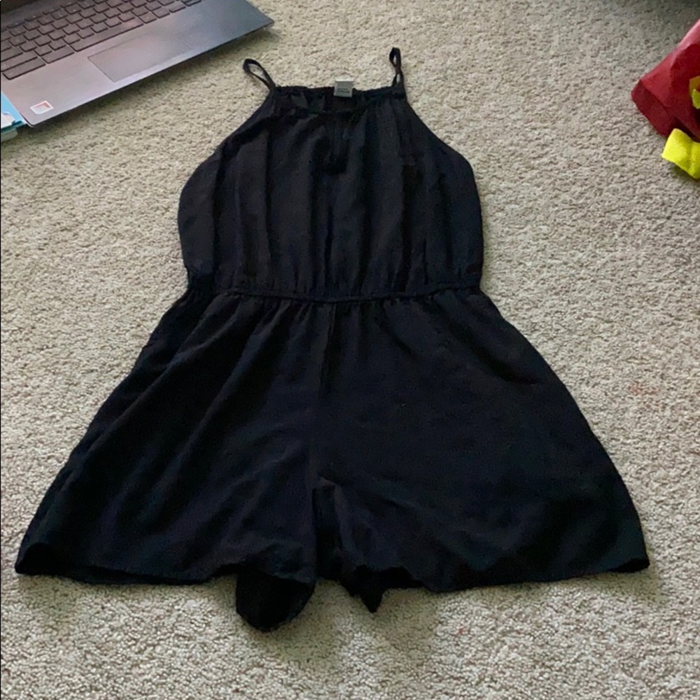 OLD NAVY BLACK ROMPER